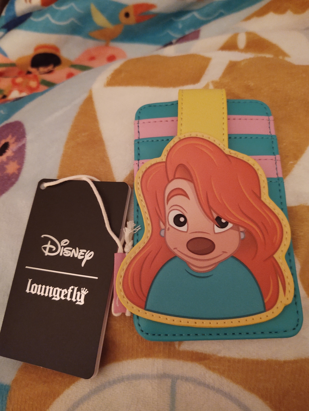 Loungefly Disney A Goofy Movie 30th Anniversary Roxanne Cardholder NWT